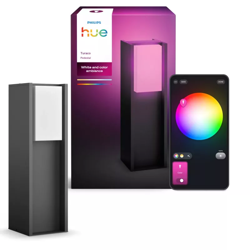 Philips Hue White and colour ambience Turaco baliza de exterior