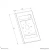 Carcasa para tablet Neomounts WL15-601BL1 para 10,9–11