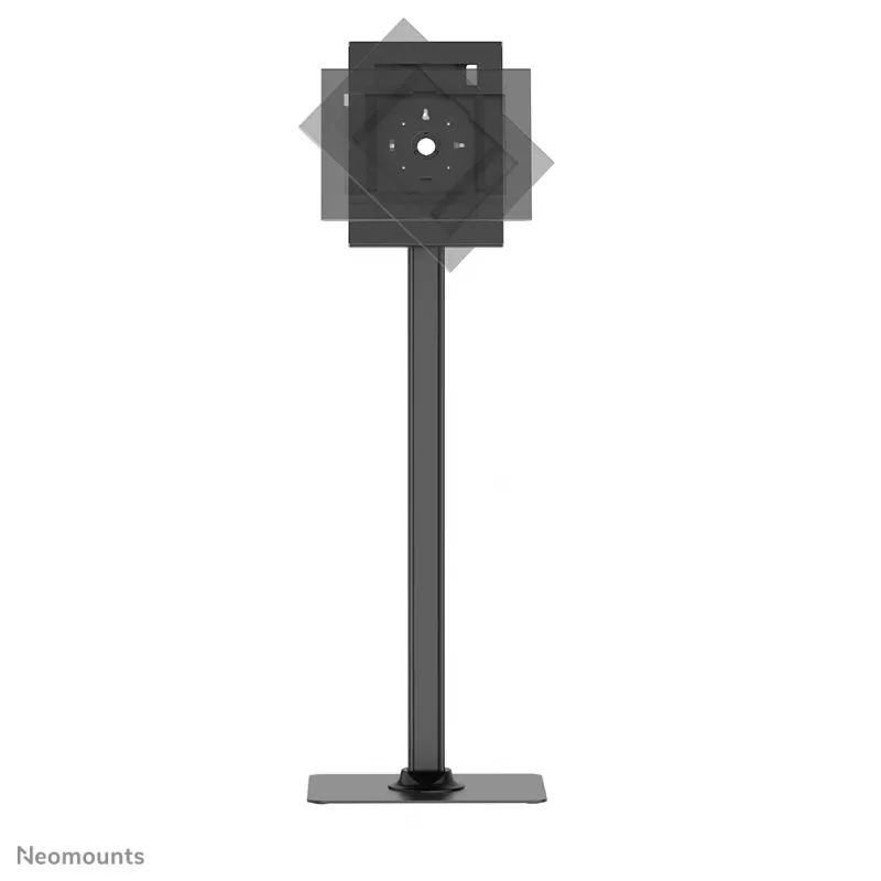 Soporte de suelo para tablet Neomounts FL15-627BL1 — universal, con cerradura, carga máx. 3 kg, negro