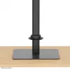 Soporte de suelo para tablet Neomounts FL15-627BL1 — universal, con cerradura, carga máx. 3 kg, negro