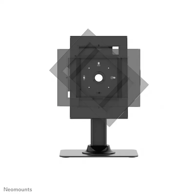 Soporte de mesa para tablet Neomounts DS15-631BL1 — soporte universal con cerradura, soporta hasta 3 kg, negro