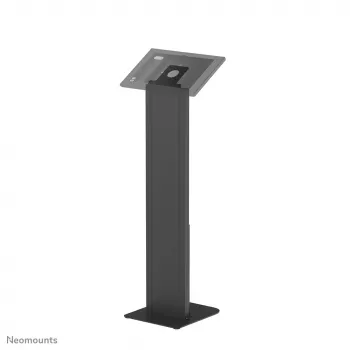 Soporte de suelo para tablet Neomounts FL15-628BL1 — universal, con cerradura, carga máx. 3 kg, negro