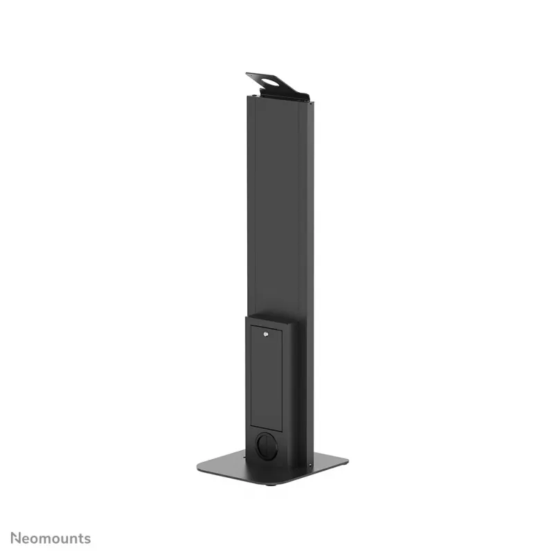 Soporte de suelo para tablet Neomounts FL15-628BL1 — universal, con cerradura, carga máx. 3 kg, negro