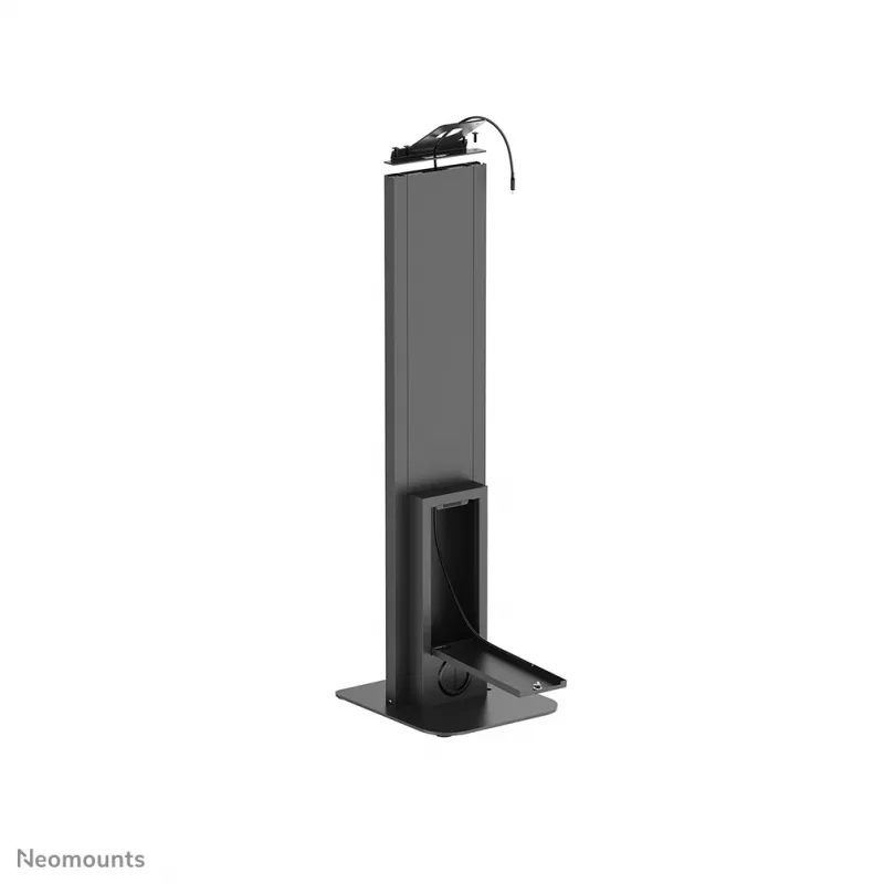 Soporte de suelo para tablet Neomounts FL15-628BL1 — universal, con cerradura, carga máx. 3 kg, negro
