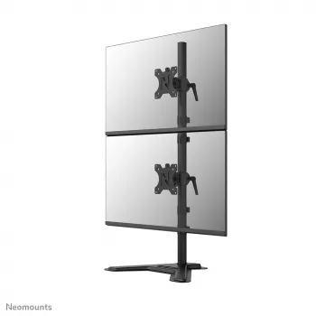 Soporte dual para monitor Neomounts DS45-600BL2V para 2 pantallas de 10–32 pulgadas, VESA 75x75–100x100, carga máx. 9 kg, de pie, negro
