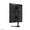 Soporte dual para monitor Neomounts DS45-600BL2V para 2 pantallas de 10–32 pulgadas, VESA 75x75–100x100, carga máx. 9 kg, de pie, negro