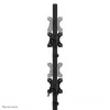 Soporte dual para monitor Neomounts DS45-600BL2V para 2 pantallas de 10–32 pulgadas, VESA 75x75–100x100, carga máx. 9 kg, de pie, negro