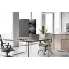 Soporte dual para monitor Neomounts DS45-600BL2V para 2 pantallas de 10–32 pulgadas, VESA 75x75–100x100, carga máx. 9 kg, de pie, negro