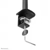 Brazo dual para monitor Neomounts DS60-600BL2V de 10-32 pulgadas, pinza/pasacables de mesa, 9 kg, 25,4 cm (10 pulgadas), 81,3 cm (32 pulgadas), 100 x 100 mm, negro