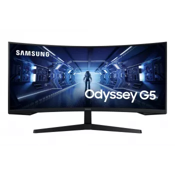 Monitor Samsung G55T 86,4 cm (34 pulgadas) 3440 x 1440 píxeles UltraWide Quad HD LED negro
