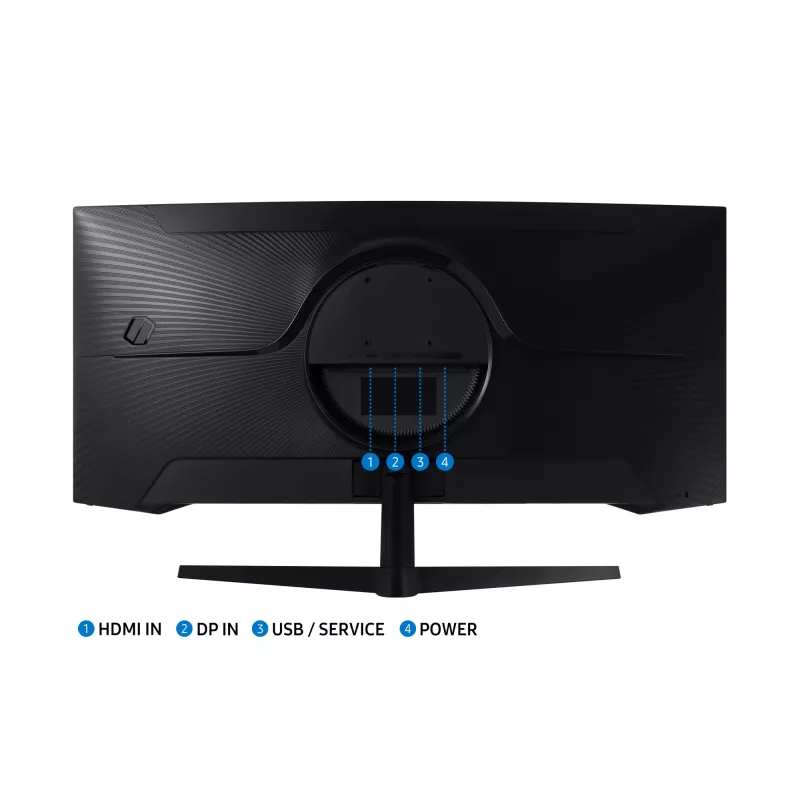 Monitor Samsung G55T 86,4 cm (34 pulgadas) 3440 x 1440 píxeles UltraWide Quad HD LED negro