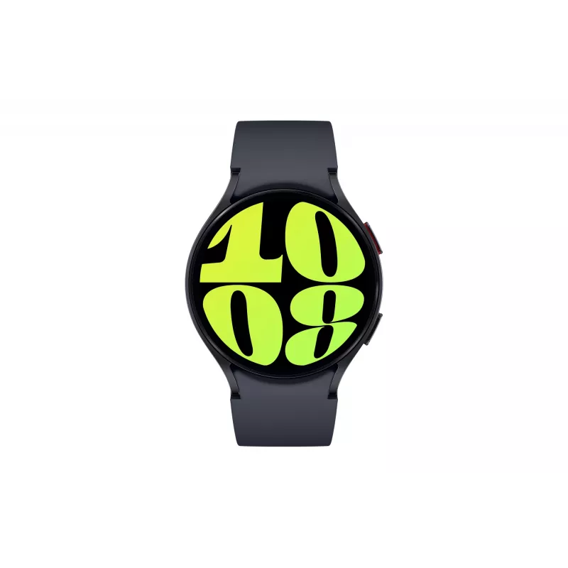 Smartwatch Samsung Galaxy Watch6 44 mm, grafito, 425 mAh, pantalla táctil, carcasa de aluminio, Bluetooth, sumergible 50 m