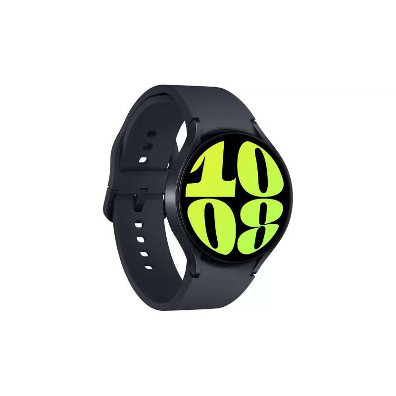 Smartwatch Samsung Galaxy Watch6 44 mm, grafito, 425 mAh, pantalla táctil, carcasa de aluminio, Bluetooth, sumergible 50 m