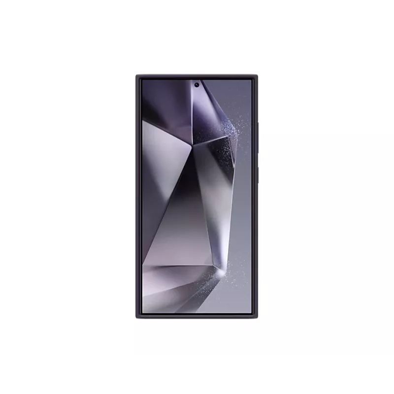 Funda Samsung Galaxy S24 Ultra silicona morado oscuro