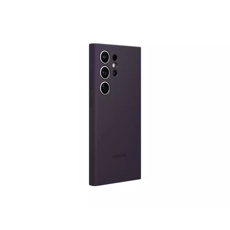 Funda Samsung Galaxy S24 Ultra silicona morado oscuro