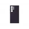 Funda Samsung Galaxy S24 Ultra silicona morado oscuro