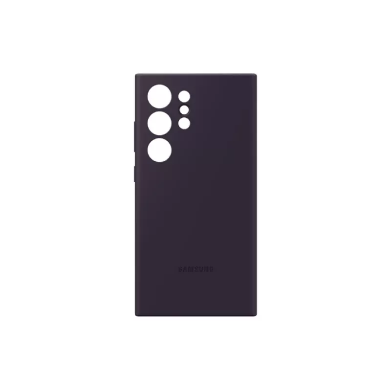 Funda Samsung Galaxy S24 Ultra silicona morado oscuro