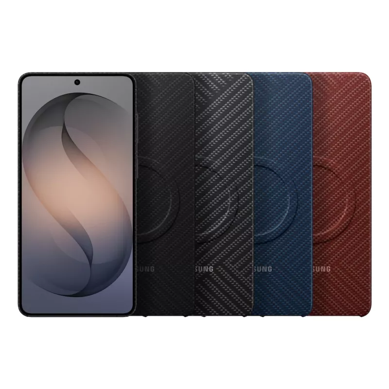 Funda para móvil Samsung M2 Carbon Magnet negra 17 cm (6.7 pulgadas)