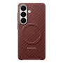 Funda para móvil Samsung M1 Carbon Magnet Coralred 16 cm (6.3 pulgadas) roja