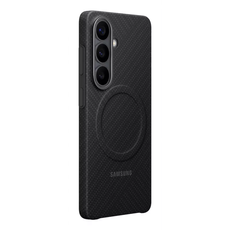 Funda para móvil Samsung M1 Carbon Magnet negra 16 cm (6,3 pulgadas)