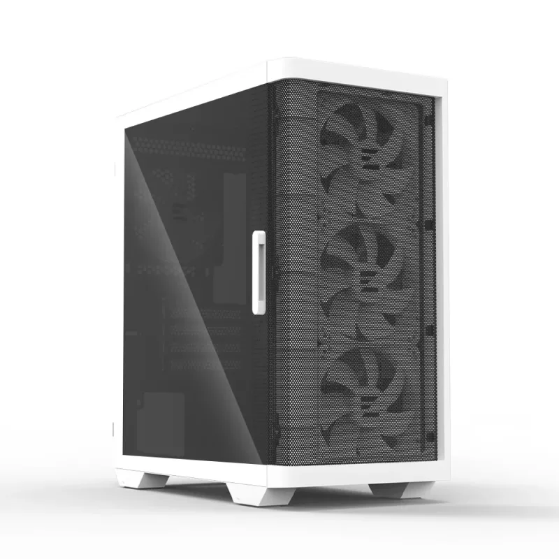 Caja de ordenador Zalman M4 WHITE Mini Tower negra, blanca