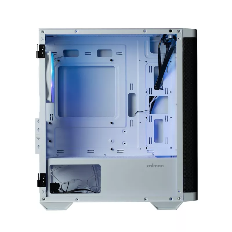 Caja de ordenador Zalman M4 WHITE Mini Tower negra, blanca