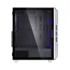 Caja de ordenador Zalman I3 Neo ATX Mid Tower PC con frontal de malla para una refrigeración eficiente 3 ventiladores preinstalados Midi Tower negra