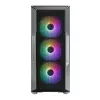 Caja de ordenador Zalman I3 Neo ATX Mid Tower PC con frontal de malla para una refrigeración eficiente 3 ventiladores preinstalados Midi Tower negra