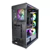 Caja de ordenador Zalman I3 Neo ATX Mid Tower PC con frontal de malla para una refrigeración eficiente 3 ventiladores preinstalados Midi Tower negra