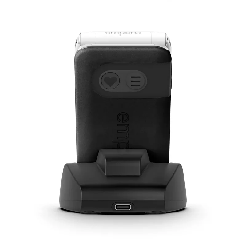 Emporia SIMPLICITYglam.4G 7,11 cm (2,8 inch) 106 g Negro Teléfono para mayores