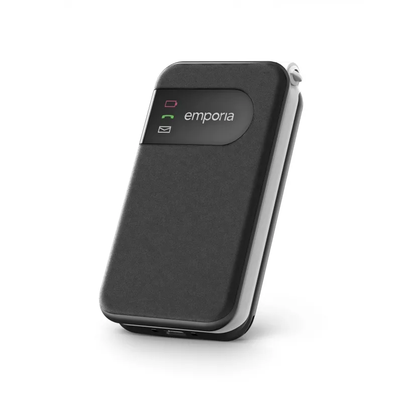 Emporia SIMPLICITYglam.4G 7,11 cm (2,8 inch) 106 g Negro Teléfono para mayores