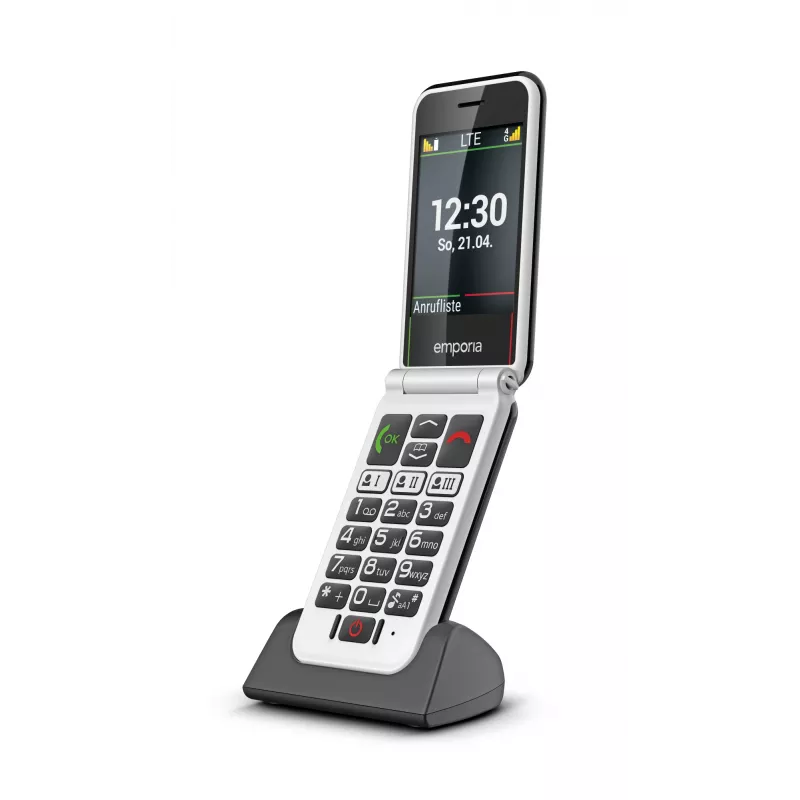 Emporia SIMPLICITYglam.4G 7,11 cm (2,8 inch) 106 g Negro Teléfono para mayores