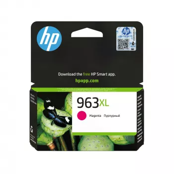 HP 963XL Alto rendimiento Magenta Cartucho de tinta original, Magenta, 1 ud., 1600 páginas