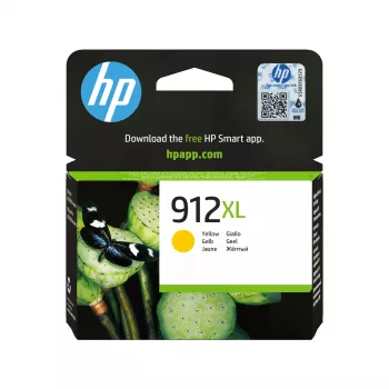 HP 912XL Alto rendimiento Amarillo Cartucho de tinta original, Amarillo, 1 ud., 700 páginas