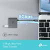 TP-Link UH3020C Hub de interfaces USB Type-C 5000 Mbit/s Gris