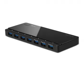 TP-Link UH700 Hub de interfaces USB 3.2 Gen 1 (3.1 Gen 1) Micro-B 5000 Mbit/s Negro