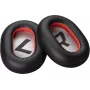 Almohadillas de piel sintética negra HP Poly Voyager 8200 (2 piezas)