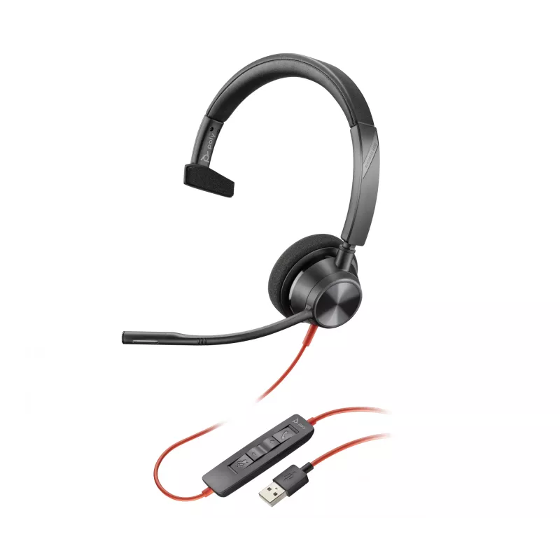 HP Poly Poly Blackwire 5220 auricular estéreo USB-A