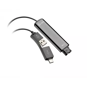 HP Poly DA75 adaptador USB a QD negro TAA