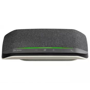 HP Poly Sync 10 altavoz de conferencia USB-A USB-C, plata, Windows 10, Windows 11, MacOS, RoHS, Federal Communications Commission (FCC), CE, 182 mm, 89 mm