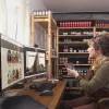 HP Poly Voyager Free 60+ UC Carbon negro auriculares + adaptador BT700 USB-C + estuche de carga con pantalla táctil