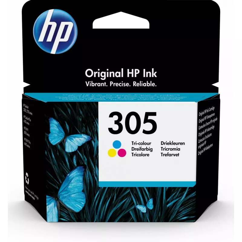 HP 305 1 ud. Original rendimiento estándar cian, magenta, amarillo
