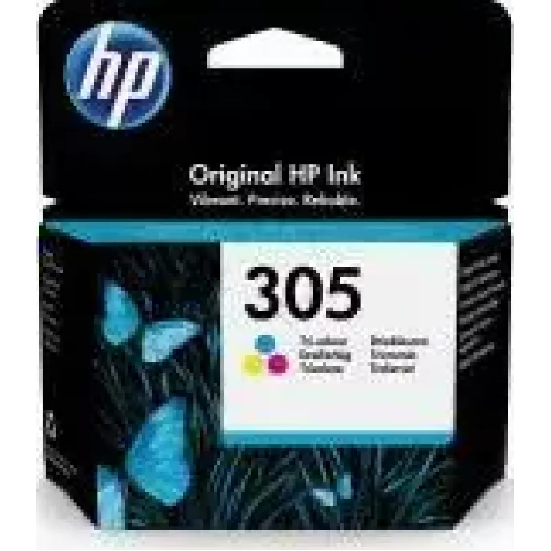 HP 305 1 ud. Original rendimiento estándar cian, magenta, amarillo