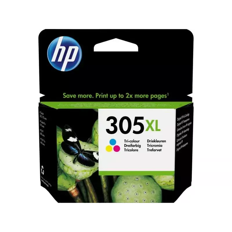 Cartucho de tinta HP 305XL High Yield tricolor Original
