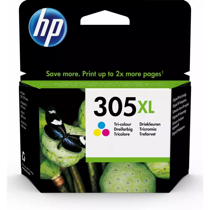 Cartucho de tinta HP 305XL High Yield tricolor Original