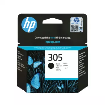 Cartucho de tinta HP 305 negro Original, negro, 1 ud., 120 páginas