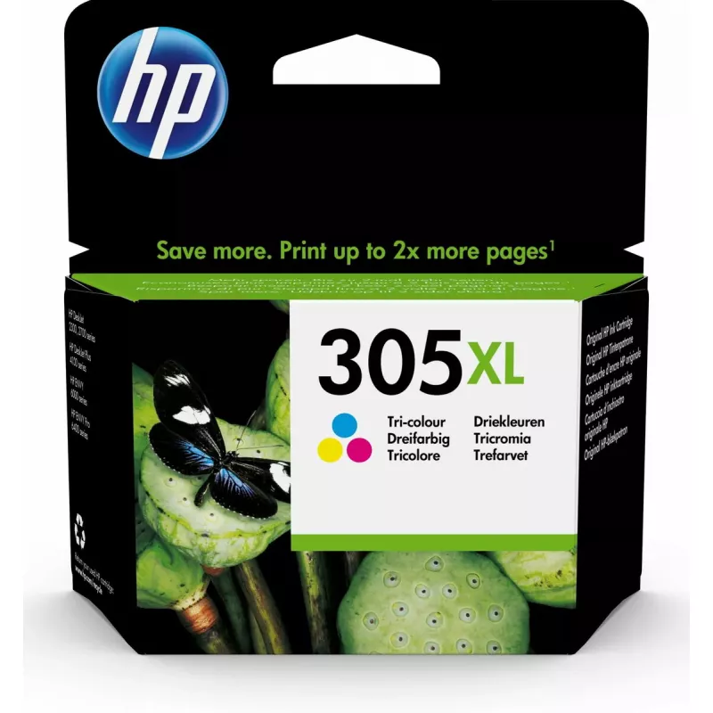 Cartucho de tinta HP 305XL High Yield tricolor Original