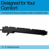 Teclado con cable HP 320K – USB de tamaño completo, diseño recto, cable 1,8 m, negro