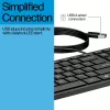 Teclado de sobremesa de tamaño completo con cable HP 320K – USB, cable 1,8 m, negro