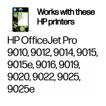 HP 963 pack de 4 cartuchos de tinta negro/cian/magenta/amarillo Original